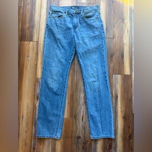 GAP Straight Fit Jeans Mens 31x32 Medium Wash Denim